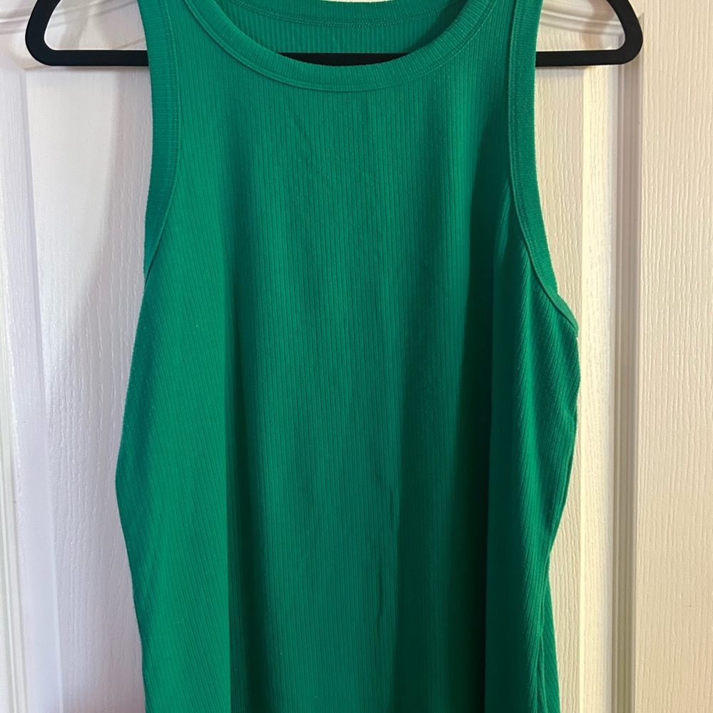 Torrid‎ Teal Ribbed Tank Top Green 2